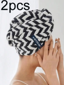 Coral Velvet Women's Hair Dryer Cap, Super Absorbent, Soft, Fashionable Headband For Quick Blow Drying Hair Dryer Cap Coral Velvet Breathable Absorbent Cute Shower Cap Microfiber Thickened Drying Towel Quick Drying Multiple Colors To Choose From Shower Towels For Beauty Salon, Hotel Sports,Home Essentials, Towel, Skin Care