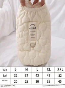 Chaleco con arnés para perro de tela polar gruesa apta para otoño/invierno, diseño para mascotas pequeñas como chihuahuas