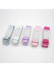 250cm*3.8cm Yoga Stretch Strap, Yoga Stretching Band, Resistance Band, Yoga Strap, Extra Long Fabric Rope For Stretching, Suitable For Stretching, Assisting Fixation, Yoga And Fitness Exercises, Dancing, Holiday Gift - Multicolor - View 2