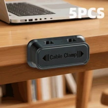 Magnetic Cable Organizer, Desktop Or Wall Mounted Charging Cable Holder, Wire Clips, Plug Hooks - Multicolor - View 20