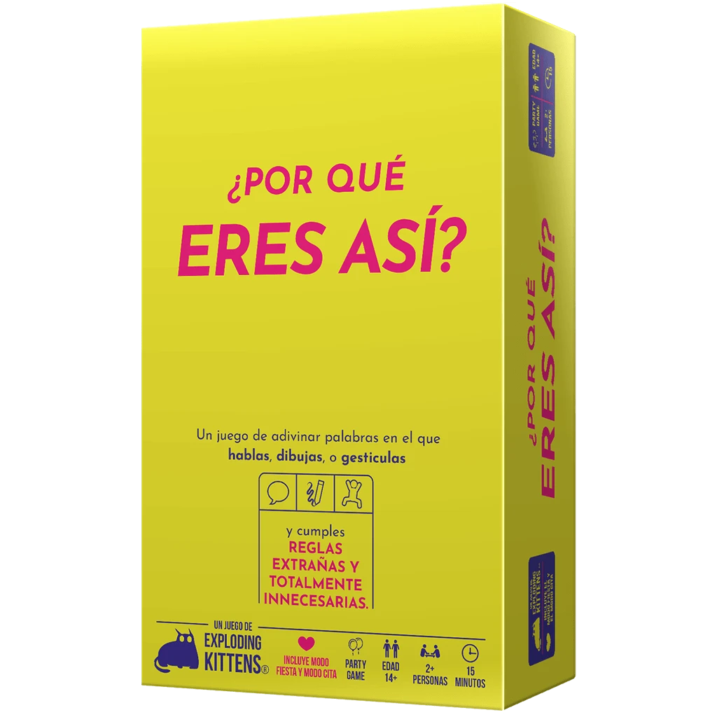 asmodee Tại sao bạn lại thế này? | Trò chơi đoán từ bằng cách nói, vẽ hoặc cử chỉ | Từ 14 năm | Từ 2 Người chơi | 15 phút mỗi trận | Tiếng Tây Ban Nha - ✅ Giao hàng trong vòng 48/72 giờ - Nhiều màu - Xem 1