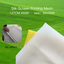 Maille de sérigraphie multifonctionnelle blanc/jaune