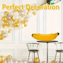 3pcs Inflatable Banana Shaped Floats Suitable For Swimming Parties, Beach Decor, Summer Water Fun - Perfect For Bachelor Parties, Bridal Showers And Pool Fun - PVC, Non-Electric, Realistic Design - Great For Engagement Decor, Water Activities And Beach Games, Beach Essentials, Beach Accessories