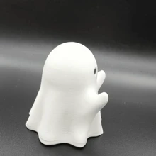1pc 3D Printed Ghost Statue, Cute Desk Top Decor For Office & Home - Inspirational Office Desk Ornament, Creative Gift