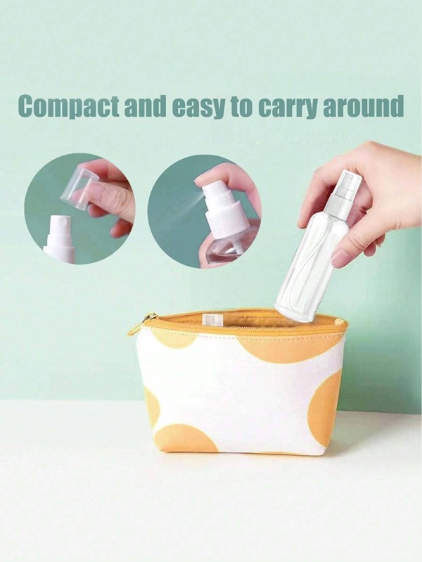 Spray Bottle, Plastic Small Spray Bottle, Disinfection, Travel, Portable, Individual Bottle, Facial Makeup, Hydration, Spray Bottle, Suitable For Essential Oil, Perfume, Alcohol Small Spray Bottle, Fine Mist Mini Spray Bottle, Small Refillable Liquid Container, Plastic Spray Bottle Essential Oil Spray Bottle
