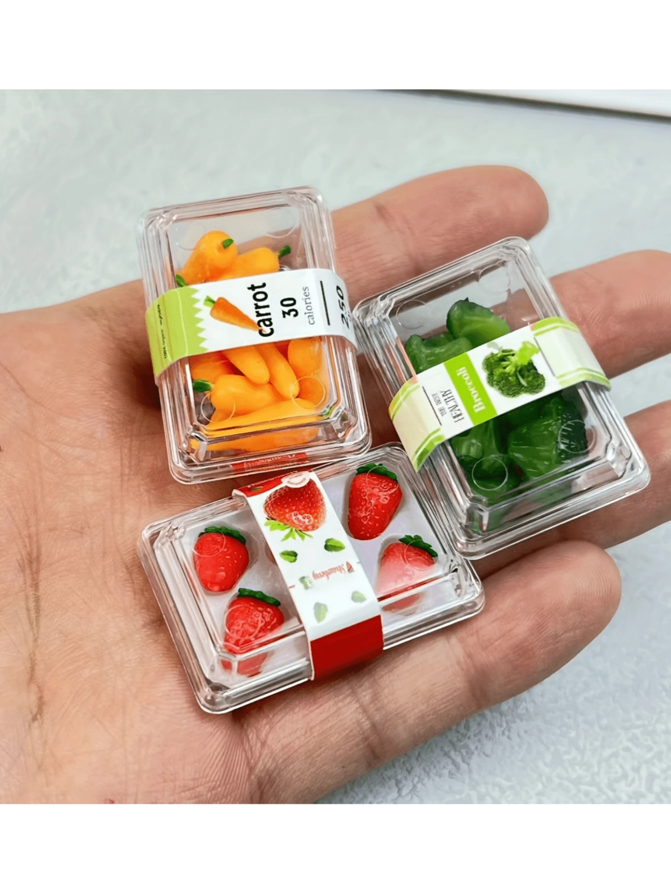 [Handmade] Mini Fruit And Vegetable, Suitable For 1/6 And 1/12 Ratio Dollhousesis The Perfect Gift For Young People - Multicolor - View 1