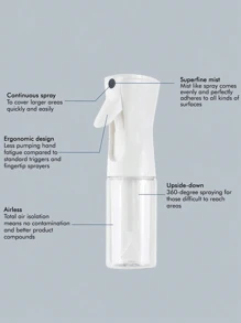 1Pc Hairdressing Spray Bottle, Continuous Spray Bottle For Hair Empty Ultra Fine Plastic Water Mist Sprayer – Ultra Fine Continuous Water Mister Spray Bottle For Plants, Home Cleaning, Barber Use, Hairstyling, Skin Care & More
