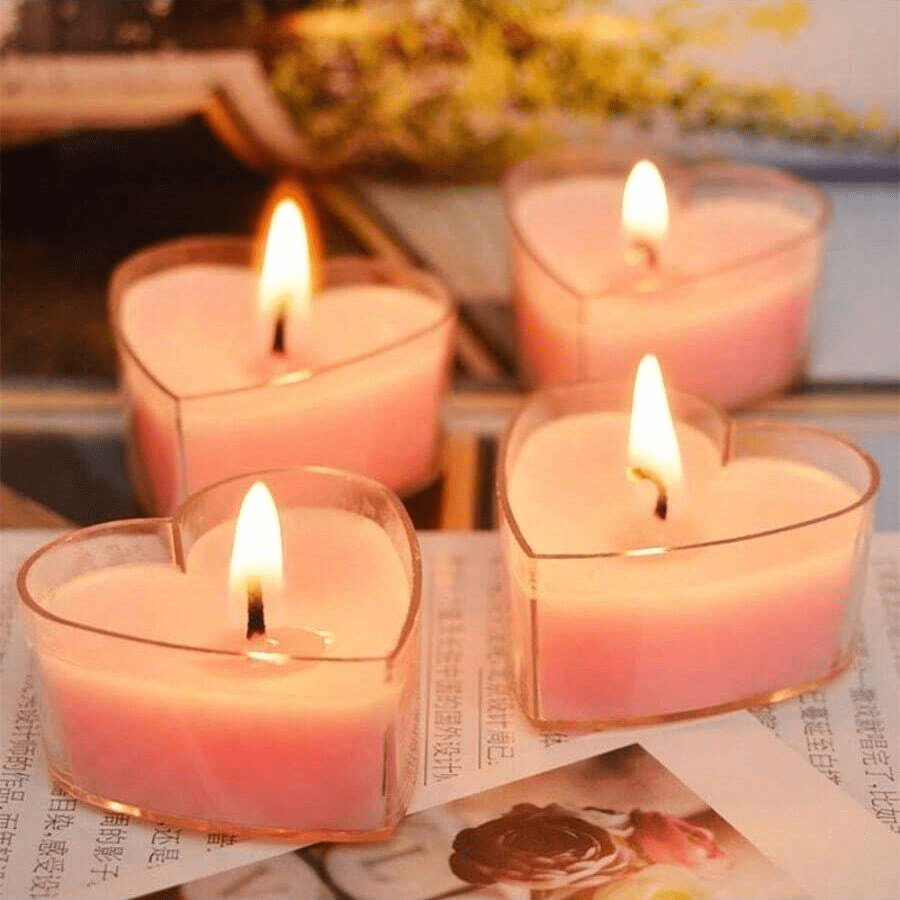 9 pièces/boîte de bougies parfumées en forme de cœur pour les demandes en mariage, la Saint-Valentin, les anniversaires, l'automne et l'hiver, les fêtes, les anniversaires, les cadeaux d'amis, les bougies pour dîner romantique, convenant pour les mariages, les cadeaux 520, la bougie ourson, les cadeaux de la fête des mères