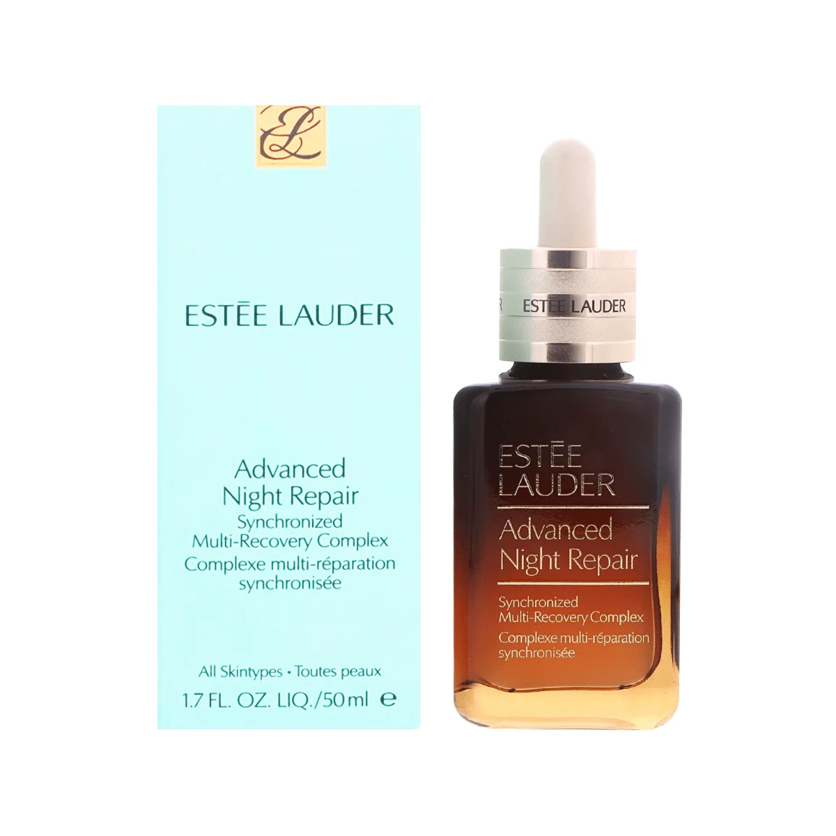 Estée Lauder Complejo de Reparación Sincronizada de Noche Avanzada, Anti-envejecimiento e Hidratante, 1.7oz/50ml - Ver 1