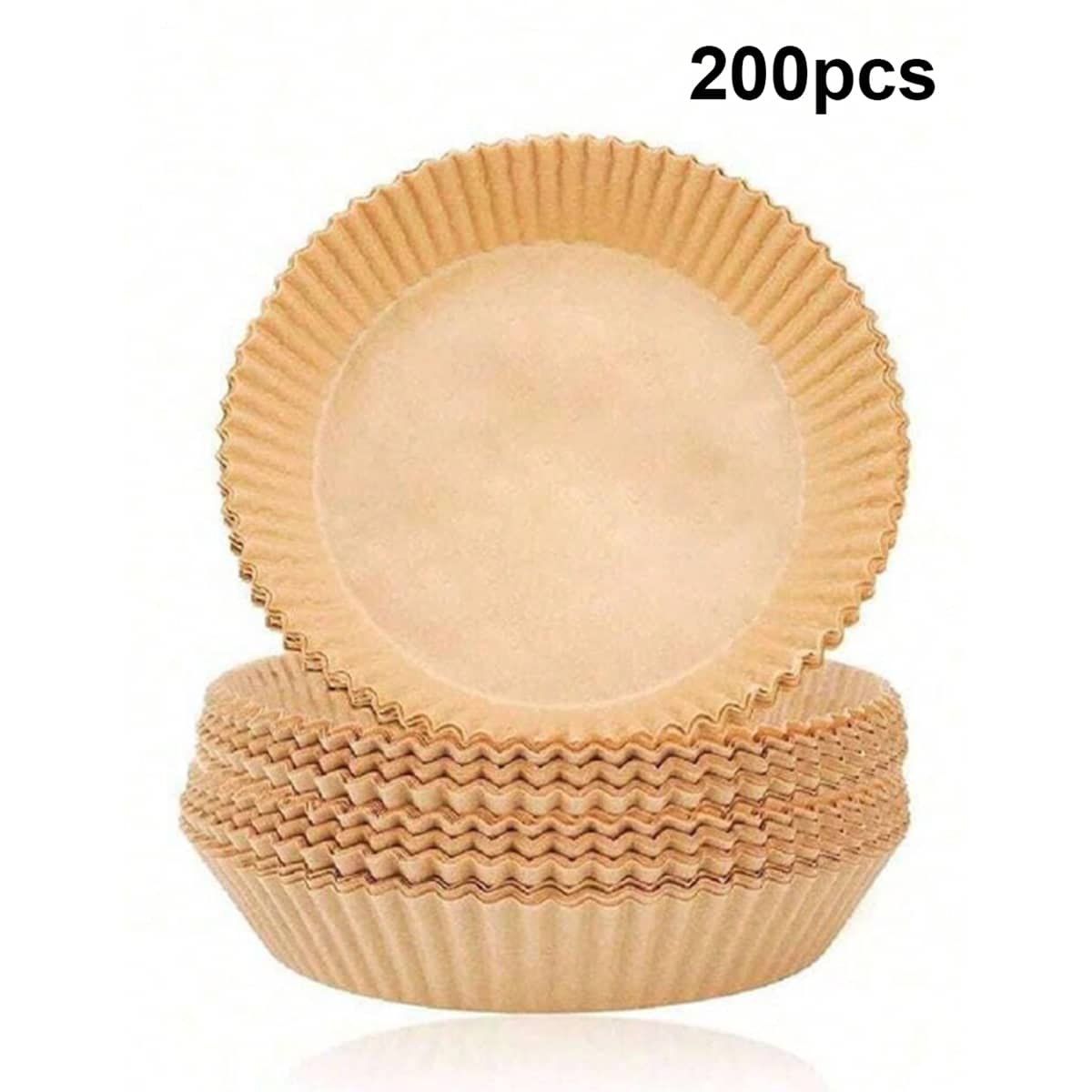 Round Brown 200Pcs