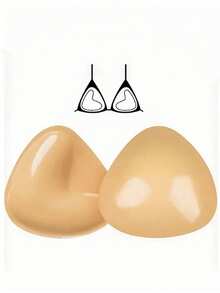 Push Up Bra - Double Sided Adhesive Waterproof Bra Pads, Enhancers Pads Reusable Padded Ultra Instant Lift Inserts For Sports Bra Swimsuit