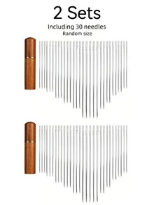 30件老年人穿线器，缝纫针穿线器，缝纫针插入器，绣花穿针器，红木针管，木针管，家用工业缝纫穿线器，老年人适用，视障人士适用，情人节，情人节 - 彩色 - 查看 14