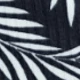 fundo preto canelado folha de coco + 08 branco