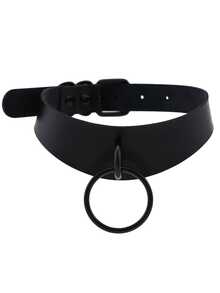 Yanxyad Collar gargantilla gótico punk con picos, collar PU, joyas de regalo para mujeres y hombres, collar de mujer punk rock PU, collar gótico personalizado con colgante, decoración de cuello estilo Y2K, joyería punk emo, collar gótico ajustable