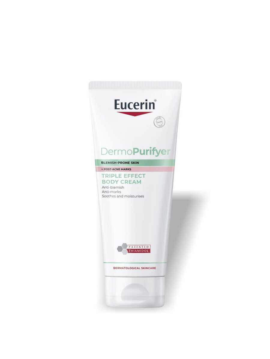 Eucerin DermPurifyer Oil Control Triple Effect Anti-Blemish Body Cream 200ml - White - View 1