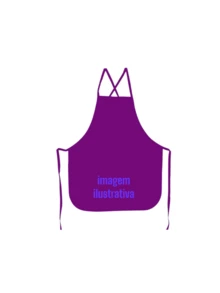 Children's Apron 51x41cm Printed School Painting Children (Sky Blue) - 藏蓝色 - 查看 2