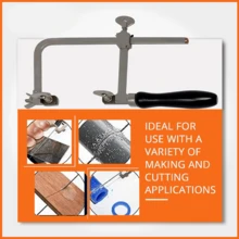 KLONKEE 可调节珠宝锯架，配10-12片锯片，专业珠宝制作工具套装 - 彩色 - 查看 9