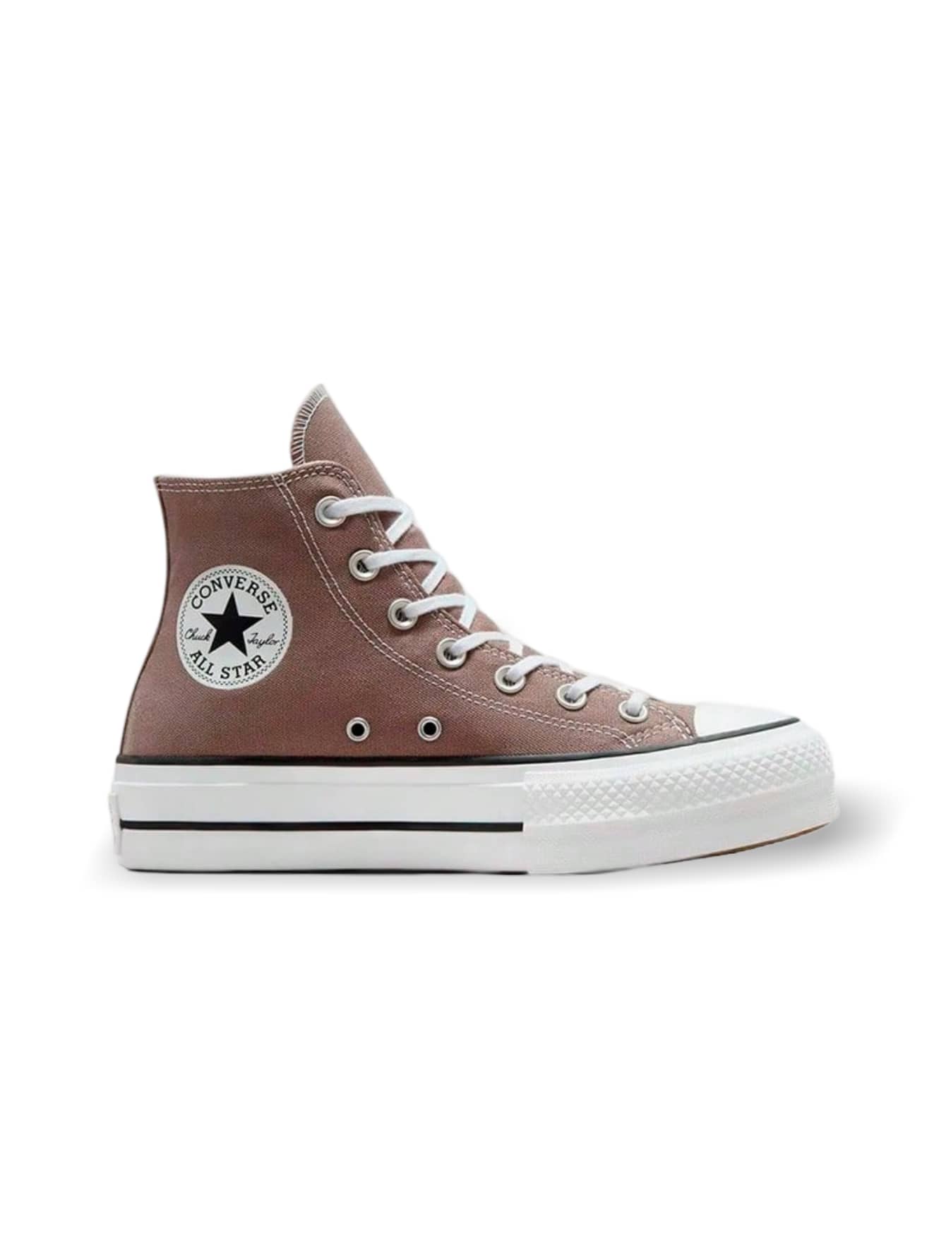Converse 匡威 A12309C - 女士休闲高帮舒适百搭运动鞋，适合日常穿着 - 米色 - 查看 1