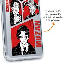 Funda compatible con RedMagic Muzan Kibutsuji protector demon carcasa anticaidas a prueba de golpes Slayet TPU protección anime móvil Halloween, funda RedMagic Muzan Kibutsuji demonio TPU, protección total anticaida móvil diseño anime Halloween, carcasa resistente y creativa para fiestas temáticas. - Transparente - Ver 2