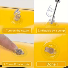 3pcs Inflatable Banana Shaped Floats Suitable For Swimming Parties, Beach Decor, Summer Water Fun - Perfect For Bachelor Parties, Bridal Showers And Pool Fun - PVC, Non-Electric, Realistic Design - Great For Engagement Decor, Water Activities And Beach Games, Beach Essentials, Beach Accessories