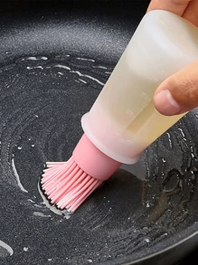 1 Stück Silikon Pinsel, geeignet für Heißluftfritteuse, Grill, hitzebeständige Ölflasche zum Kochen