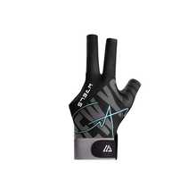 WRELS 1副专业三指台球手套，带透气防滑掌垫，适用于斯诺克台球比赛