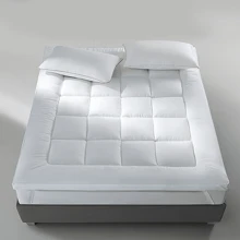 1 Stück 10cm Matratzenauflage, maschinenwaschbare Bettwäsche für Studentenzimmer, Studentenbett, Wohnmobil und Zuhause