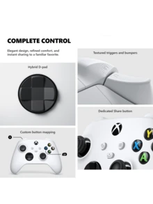 Microsoft Control inalámbrico para juegos Core - Serie Electric Volt X|S, One, Windows PC, Android e iOS-Blanco - Blanco - Ver 7