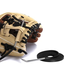 1 pieza Set de reparación de correa de guante de béisbol/sóftbol, kit de reparación rápida de correa de guante, que incluye agujas de correa para guantes de receptor, fácil de usar, de alta calidad sintético, múltiples colores