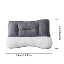 NetHong Cervical Memory Foam-Pillow For Neck Shoulder Pain ReliefErgonomic Orthopedic - Grey - View 9