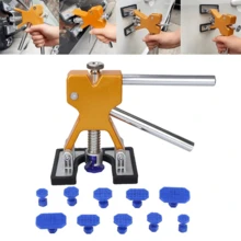 汽車凹痕拉手凹痕刮痕汽車全車無漆修復工具套裝汽車凹痕去除工具套裝（不包括膠槍） - 黑色 - 查看 3