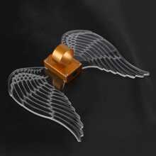 Angel Wings Night Light LED Strobe Baton, Champagne Sparkler Light Flash Stick Service Bottle Topper Lamp For Bar Party Club