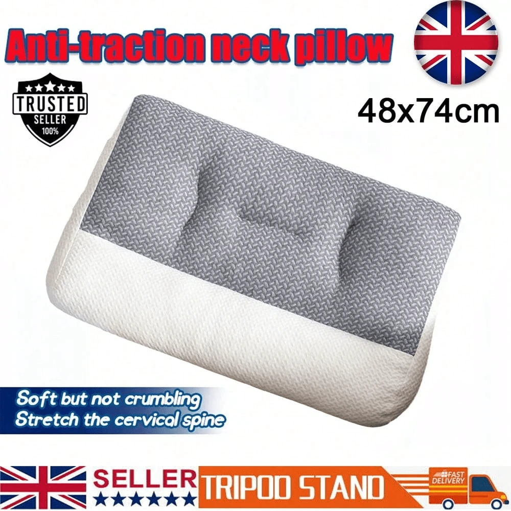 NetHong Cervical Memory Foam-Pillow For Neck Shoulder Pain ReliefErgonomic Orthopedic - Grey - View 1