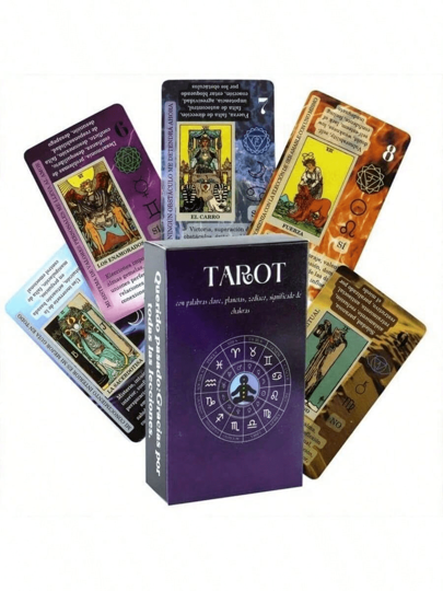 Cartas de tarot para principiantes, cartas de tarot clásicas con significados, barajas de tarot para aprendices de tarot (Aprendiendo tarot en español)