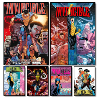 1 件无框墙面艺术海报流行艺术装饰无敌漫画战争帆布海报，无框墙面艺术印刷品，适用于家庭办公室、客厅、教室 - 室内艺术品、季节性装饰、礼物创意可选框架