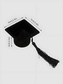 Caja de terciopelo en forma de birrete universitario para organizar anillos, organizador de joyería, caja de joyería de terciopelo, caja de anillo con birrete doctoral, regalo de temporada de graduación, regalo de graduación para novia, caja de joyería de terciopelo con birrete universitario, joyería de graduación doctoral, caja de anillo, caja de embalaje, caja de regalo para mujer organizador de almacenamiento artículos esenciales de viaje de regreso a la escuela dormitorio de almacenamiento - Multicolor - Ver 8