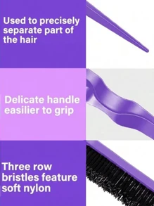5pcs/Children's Cartoon Stickers, Fashionable And Portable Girl (6.8 Oz/200 Ml) Multi-Function Small High-Pressure Continuous Mist Water Replenishing Spray Bottle Travel Makeup Bottle, Split Hollow Fluffy Comb Long Hair Comb Massage Head Meridian Comb, Household Dry Wet Dual-Use Knot Free Comb, Massage Comb Steel Tip Fluffy Comb, Double Head Eyebrow Brush, Give Your Girl A Secret Personalized Gift, Birthday Gift, Holiday Season Gift