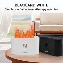 Kreativ realistischer Flammen-Aroma-Diffuser, Mehrfarbig-Flammen-Luftbefeuchter für Zuhause und Bürotisch, perfektes Geburtstagsgeschenk