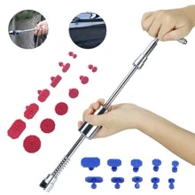 Besper Ensemble d'outils de réparation de bosses de voiture en forme de T, outil de réparation de bosses pour General Motors, convient pour la réparation des dommages causés par la grêle, sans peinture, outil de débosselage, réparation des impacts de grêle