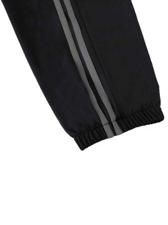 1 件男士宽松休闲运动裤，适合海滩、度假、通勤、锻炼、户外、健身、慢跑、日常穿着，时尚宽松袖口运动裤，夏季、秋季