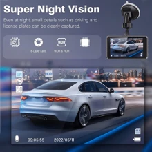 1pc, Front & Rear (Front & Rear) Dash Cam, Dual Channel Car Camera, 1296P Full HD DVR, Loop Recording, 3 Inch Display, 32GB Memory Card Included - Car Supplies