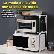 Microwave Oven Stand - White - View 6
