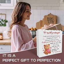 1pc Adult Puzzle Decor Gift, 5.6in X 4.7in - ABS Material With Cute Bear Hug Design, Suitable For All Seasons - Ideal Gift For Granddaughter, Family & Friends