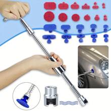 Besper Ensemble d'outils de réparation de bosses de voiture en forme de T, outil de réparation de bosses pour General Motors, convient pour la réparation des dommages causés par la grêle, sans peinture, outil de débosselage, réparation des impacts de grêle