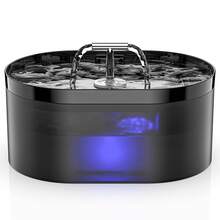 2.2L Automatic Cat Water Fountain, Equipped With Ultra-Quiet Water Pump And Activated Carbon Filter, Suitable For Cats, And Other Pets (Black, 2.2L) - Multicolor - View 2