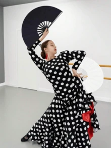 1 chiếc quạt cầm tay dành cho phụ nữ có thể gấp lại - Quạt Rave - Quạt gấp lớn | Quạt vải nylon cổ điển cổ điển Trung Quốc Kung Fu Tai Chi Lễ hội khiêu vũ Trang trí Quạt cầm tay, Quà tặng sinh nhật tốt nhất - Nhiều màu - Xem 6