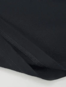 Camiseta Casual de Verano para Mujer con Estampado de Escultura Clásica y Manga Corta - Negro - Ver 8