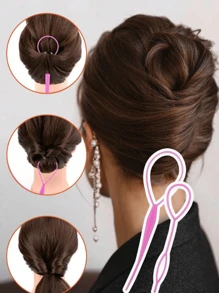 7pcs/Fashion Children's Hair Weaving Genius Portable Hair Removal Genius Disposable Elastic Knife Hair Clip Tool Does Not Hurt Hair; Girls' Hair Removal Rope Hair Removal Device (6.8 Ounces/200 Ml) Multi-Function Small High-Pressure Continuous Spray Bottle Fine Mist Water Replenishing Spray Bottle Travel Makeup Water Vial, Split Household Dry Wet Dual-Use Knot Free Comb,