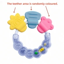 婴儿摇铃牙胶组合玩具套装，新生儿塑料摇铃，绿色/红色/蓝色，婴儿玩具，婴儿玩具，新生儿玩具