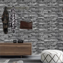 1 件仿砖墙纸，砖文化家居装饰贴纸，适用于橱柜、桌子、椅子、房间背景，自粘墙纸墙贴房间装饰墙面装饰墙贴 - 彩色 - 查看 3